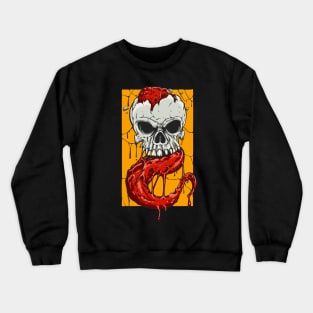 Skull Tongue Crewneck Sweatshirt